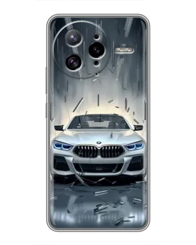 Чехол для Xiaomi POCO F7 Ultra с картинкой «BMW в свете фар»