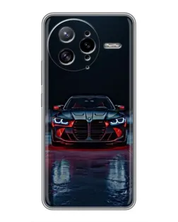 Чехол для Xiaomi POCO F7 Ultra с картинкой «BMW на мокрой дороге»