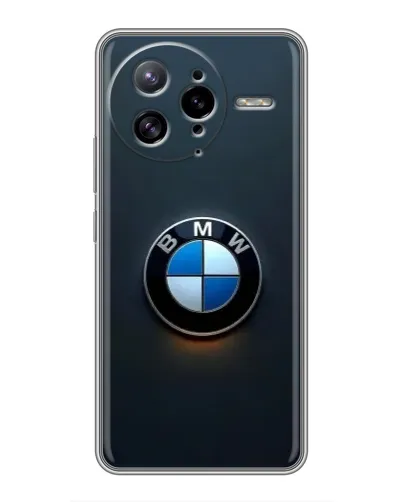 Чехол для Xiaomi POCO F7 Ultra с картинкой «Логотип BMW — минимализм»