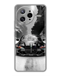 Чехол для Xiaomi POCO F7 Ultra с картинкой «BMW — акварельный дрифт»