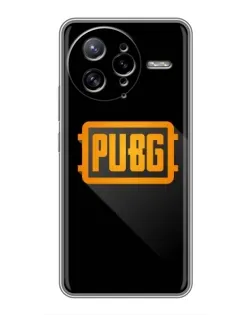 Чехол для Xiaomi POCO F7 Ultra с картинкой «PUBG — рамка лого»