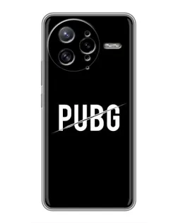Чехол для Xiaomi POCO F7 Ultra с картинкой «PUBG — белый логотип»