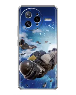 Чехол для Xiaomi POCO F7 Ultra с картинкой «Десант PUBG — прыжок»