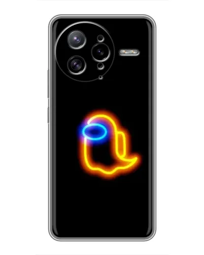 Чехол для Xiaomi POCO F7 Ultra с картинкой «Among Us неоновое сияние»