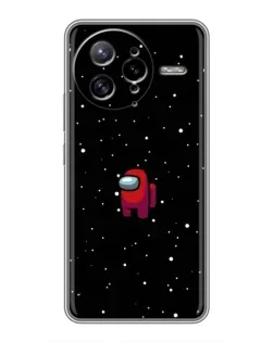 Чехол для Xiaomi POCO F7 Ultra с картинкой «Красный Among Us»