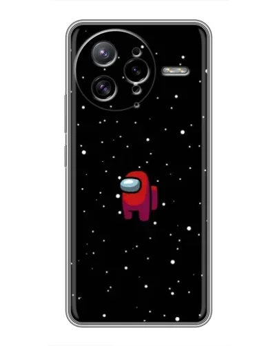 Чехол для Xiaomi POCO F7 Ultra с картинкой «Красный Among Us»