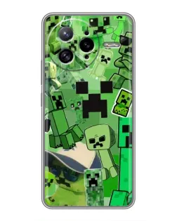 Чохол для Xiaomi POCO F7 Ultra з картинкою «Кріпери Minecraft»