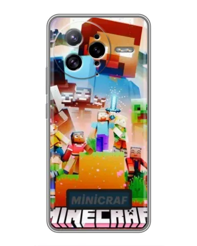 Чехол для Xiaomi POCO F7 Ultra с картинкой «Minecraft герои игры» Чехол для Xiaomi POCO F7 Ultra с картинкой «Minecraft герои игры»