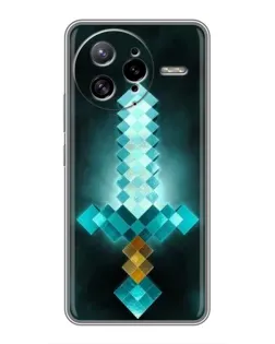 Чохол для Xiaomi POCO F7 Ultra з картинкою «Алмазний меч неон»