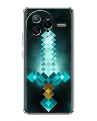 Чехол для Xiaomi POCO F7 Ultra с картинкой «Алмазный меч неон» Чехол для Xiaomi POCO F7 Ultra с картинкой «Алмазный меч неон»