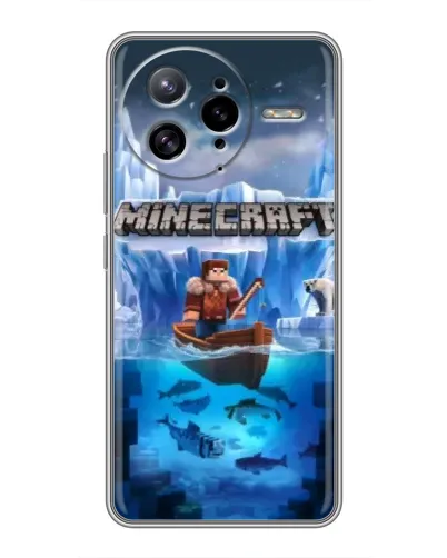 Чехол для Xiaomi POCO F7 Ultra с картинкой «Minecraft ледяной мир» Чехол для Xiaomi POCO F7 Ultra с картинкой «Minecraft ледяной мир»