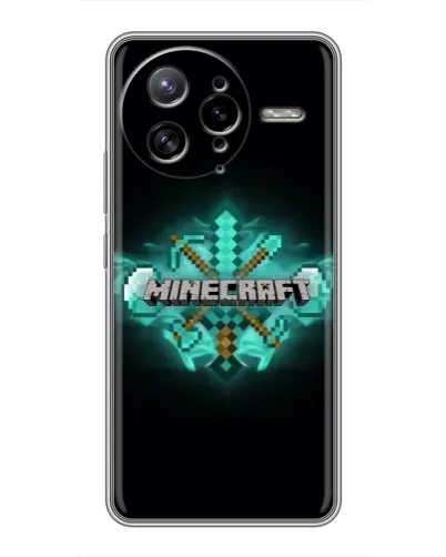 Чехол для Xiaomi POCO F7 Ultra с картинкой «Minecraft Diamond лого» Чехол для Xiaomi POCO F7 Ultra с картинкой «Minecraft Diamond лого»