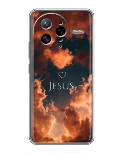 Чехол для Xiaomi POCO F7 Ultra с картинкой «Сияние Имени Jesus»