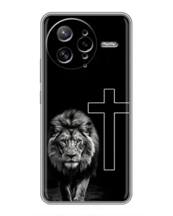 Чехол для Xiaomi POCO F7 Ultra с картинкой «Лев и Крест» Чехол для Xiaomi POCO F7 Ultra с картинкой «Лев и Крест»