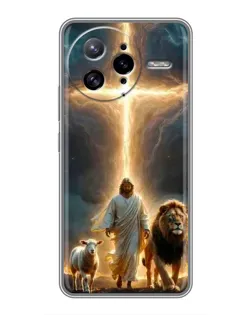 Чехол для Xiaomi POCO F7 Ultra с картинкой «Лев Иуды и Свет» Чехол для Xiaomi POCO F7 Ultra с картинкой «Лев Иуды и Свет»