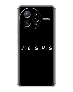 Чехол для Xiaomi POCO F7 Ultra с картинкой «Точки веры J.E.S.U.S.»