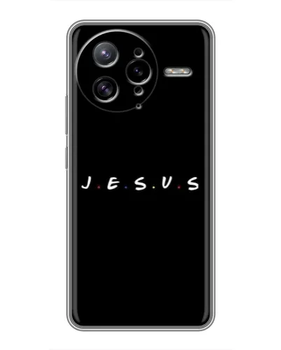 Чехол для Xiaomi POCO F7 Ultra с картинкой «Точки веры J.E.S.U.S.»