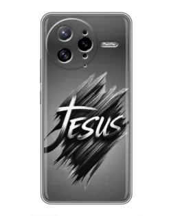 Чехол для Xiaomi POCO F7 Ultra с картинкой «Надпись Jesus Graffiti»