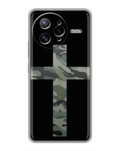 Чехол для Xiaomi POCO F7 Ultra с картинкой «Милитари Крест»