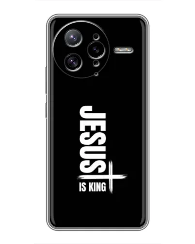 Чехол для Xiaomi POCO F7 Ultra с картинкой «Вертикаль веры Jesus»