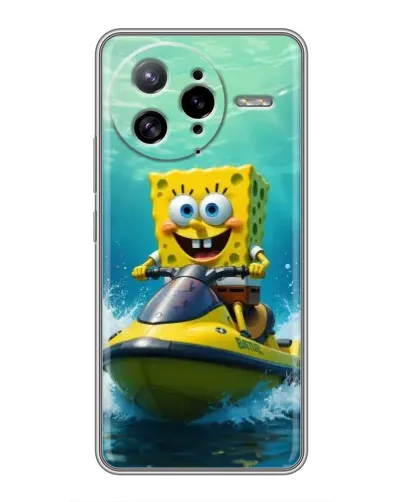 Чехол для Xiaomi POCO F7 Ultra с картинкой «Спанч Боб на гидроцикле» Чехол для Xiaomi POCO F7 Ultra с картинкой «Спанч Боб на гидроцикле»