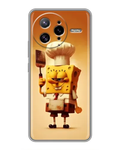 Чехол для Xiaomi POCO F7 Ultra с картинкой «Губка Боб повар» Чехол для Xiaomi POCO F7 Ultra с картинкой «Губка Боб повар»