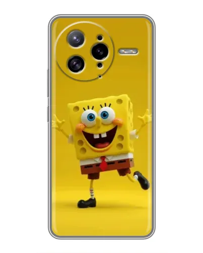 Чехол для Xiaomi POCO F7 Ultra с картинкой «Позитивный Губка Боб» Чехол для Xiaomi POCO F7 Ultra с картинкой «Позитивный Губка Боб»