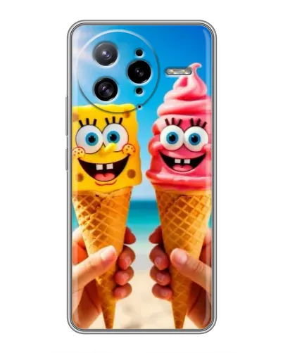 Чехол для Xiaomi POCO F7 Ultra с картинкой «Спанч Боб мороженое» Чехол для Xiaomi POCO F7 Ultra с картинкой «Спанч Боб мороженое»
