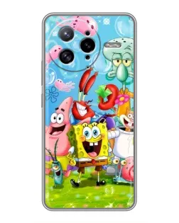 Чехол для Xiaomi POCO F7 Ultra с картинкой «Губка Боб и друзья»