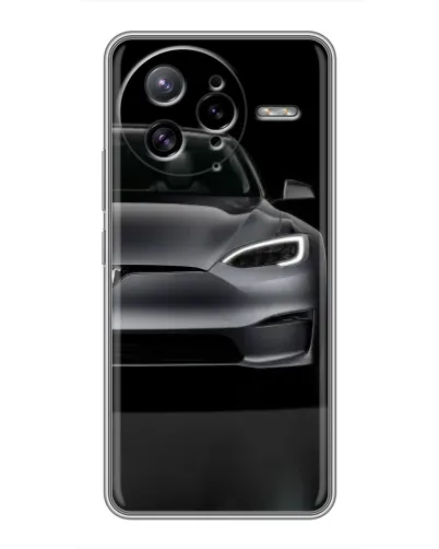 Чехол для Xiaomi POCO F7 Ultra с картинкой «Tesla Model S Look»