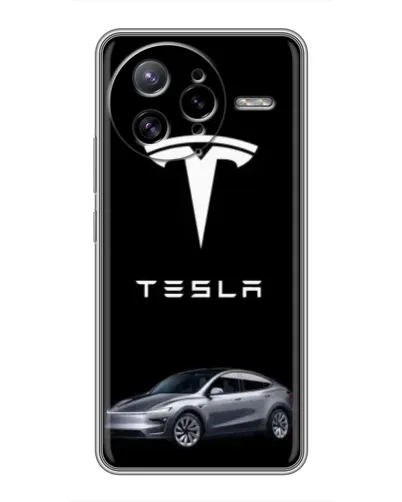 Чехол для Xiaomi POCO F7 Ultra с картинкой «Tesla Model Y»