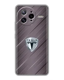 Чехол для Xiaomi POCO F7 Ultra с картинкой «Металлическая текстура Tesla» Чехол для Xiaomi POCO F7 Ultra с картинкой «Металлическая текстура Tesla»