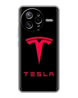 Чехол для Xiaomi POCO F7 Ultra с картинкой «Tesla Red Logo» Чехол для Xiaomi POCO F7 Ultra с картинкой «Tesla Red Logo»