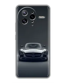 Чехол для Xiaomi POCO F7 Ultra с картинкой «Mercedes на черном»