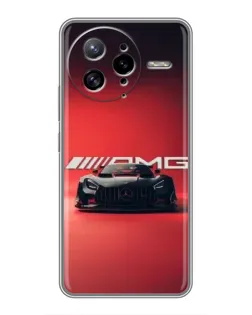 Чехол для Xiaomi POCO F7 Ultra с картинкой «Mercedes AMG — красная линия»
