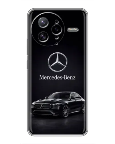 Чехол для Xiaomi POCO F7 Ultra с картинкой «Mercedes — решетка радиатора»