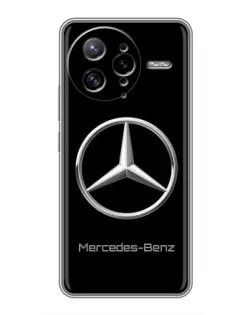 Чехол для Xiaomi POCO F7 Ultra с картинкой «Mercedes Silver Logo»