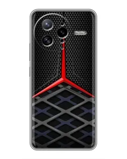 Чехол для Xiaomi POCO F7 Ultra с картинкой «Mercedes Carbon Grid»