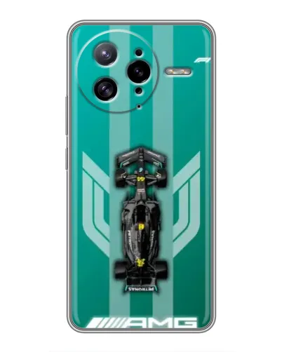 Чехол для Xiaomi POCO F7 Ultra с картинкой «Mercedes AMG Petronas»