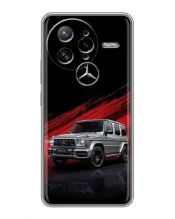 Чехол для Xiaomi POCO F7 Ultra с картинкой «Mercedes G-Class красный»