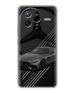 Чехол для Xiaomi POCO F7 Ultra с картинкой «Mercedes AMG — графика»