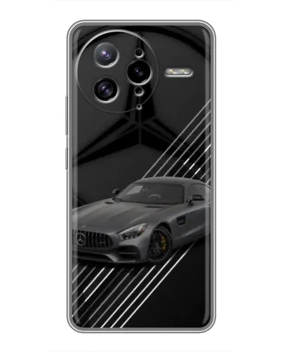 Чехол для Xiaomi POCO F7 Ultra с картинкой «Mercedes AMG — графика»
