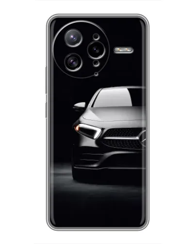 Чехол для Xiaomi POCO F7 Ultra с картинкой «Свет фар Mercedes»