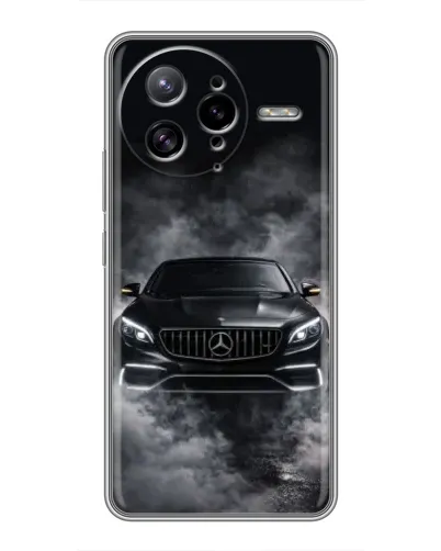 Чехол для Xiaomi POCO F7 Ultra с картинкой «Mercedes в дыму»