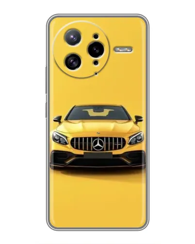 Чехол для Xiaomi POCO F7 Ultra с картинкой «Желтый Mercedes GT»