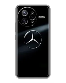 Чехол для Xiaomi POCO F7 Ultra с картинкой «Mercedes на металле»