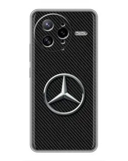 Чехол для Xiaomi POCO F7 Ultra с картинкой «Карбоновый Mercedes стиль»