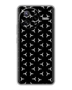 Чехол для Xiaomi POCO F7 Ultra с картинкой «Mercedes паттерн звезд»