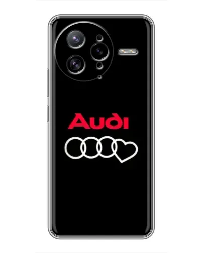 Чехол для Xiaomi POCO F7 Ultra с картинкой «Логотип Audi Heart»