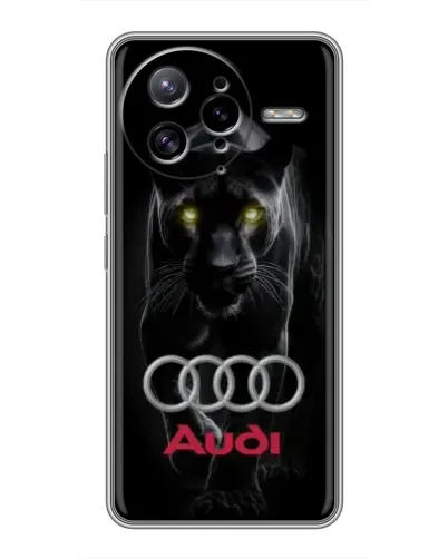 Чехол для Xiaomi POCO F7 Ultra с картинкой «Пантера и Audi»